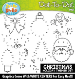 Christmas Dot-To-Dot Clipart {Zip-A-Dee-Doo-Dah Designs}