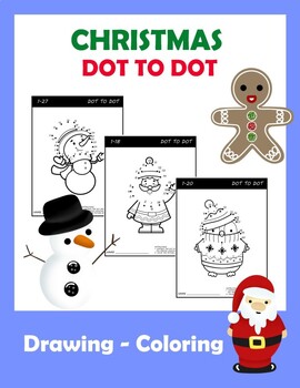 Education game for children connect the dots and coloring practice