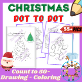 Christmas Dot to Dot ( Counting to 50)/ Christmas Connect 