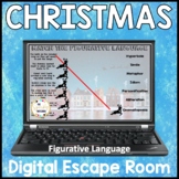 Christmas ELA Digital & Printable ESCAPE ROOM - Figurative