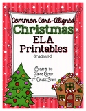 Christmas ELA Printables | Aligned to Common Core Standards