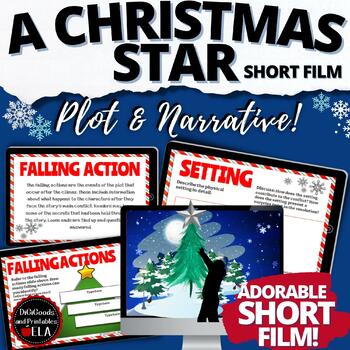 Preview of Christmas ELA Winter Activities Literary Pixar Short Films PLOT & NARRATIVE