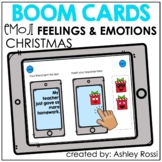Christmas EMOJI Feelings & Emotions - Speech Therapy Boom Cards™️