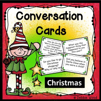 Conversation Starters Christmas by Debbie Wood | TpT