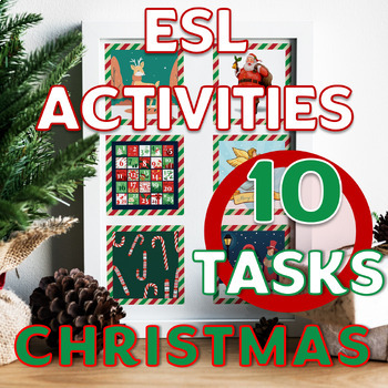 Preview of Christmas ESL activities - 10 tasks