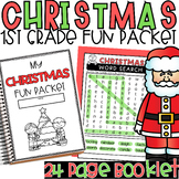 Christmas Early Finisher Fun Packet | 1st Grade | Puzzles & Games