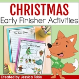 Christmas Early Finisher Writing and Math Worksheets - Chr