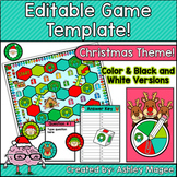 Christmas Editable Game Template