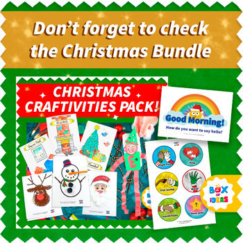 52 Festive Christmas Crafts For Kids [Free Templates]