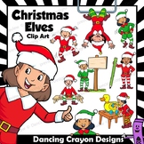 Christmas Elf Clip Art | Elves with signs