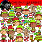 Christmas Elf Clipart Friends {Christmas Clipart}