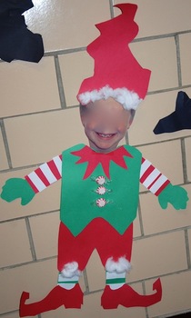 Preview of Christmas Elf Craftivity (YOUR Students!)