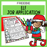 Christmas Elf Job Application | Writing Worksheet | End of