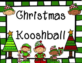 Preview of Christmas Elf Kooshball Game for SMARTboard