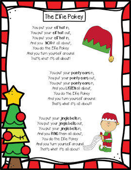 Christmas Elf Song and Elf Pokey by Create It Forward | TPT