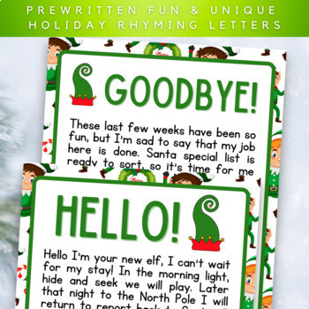 Christmas Elf in the Classroom Editable Letters and Stationery | TpT