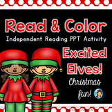 Christmas Elves Read and Color PowerPoint