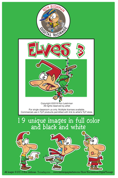3 jobs for elves clipart