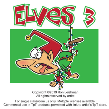 3 jobs for elves clipart