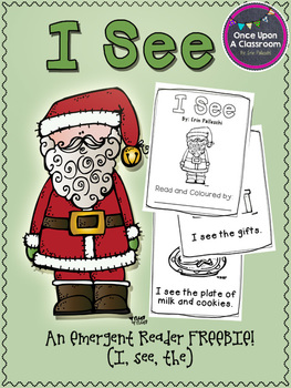Preview of Christmas Emergent Reader - Free