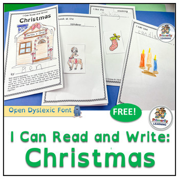 Preview of Retell, Practice Sight Words and Vocabulary with Christmas Emergent Readers FREE