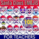Christmas Emoji Clipart SANTA CLAUS Clipart SANTA CLAUS Faces