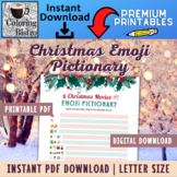Christmas Emoji Pictionary Game, Christmas Activities for 