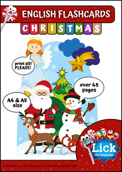 Preview of Christmas - English Flashcards