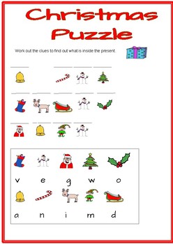 Christmas English and Phonics Worksheets by Giggles English Publishing