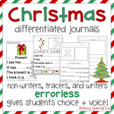 Christmas Errorless and Differentiated Journal Writing for