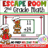 Christmas Escape Room | 2nd Grade Math | Gingerbread No Pr