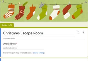 Preview of Christmas Escape Room