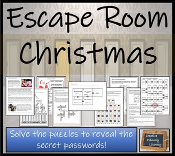 Preview of Christmas Around the World Escape Room Activity