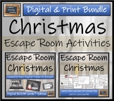 Christmas Escape Room Bundle | BOOM Cards™ Digital & Print