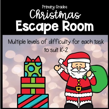 Preview of Christmas Escape Room Challenge | December