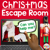 Christmas Escape Room Digital Holiday Activity Digital Esc
