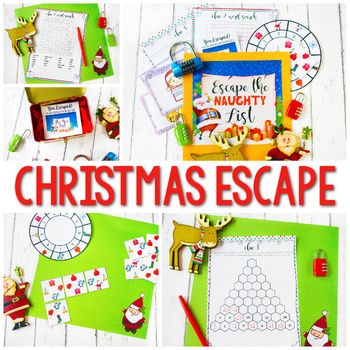 Preview of Christmas Escape Room | Print & Digital