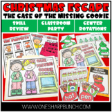 Christmas Escape Room Gingerbread Man Activities and Cente