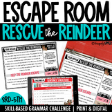 Christmas Escape Room | Grammar | Digital and Printable