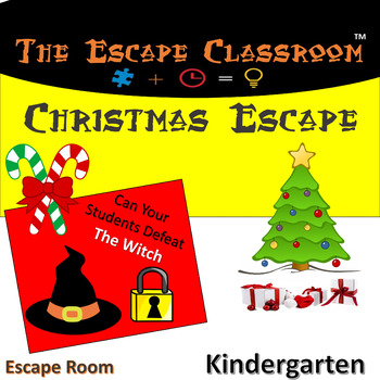 Preview of Christmas Escape Room (Kindergarten) | The Escape Classroom