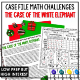 Christmas Escape Room Math Challenge Minimal Printing and 