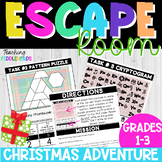 Christmas Escape Room | Math & ELA Skills | Critical Think