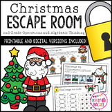 Christmas Escape Room | 2nd Grade Math | Operations and Al