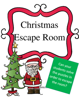 Christmas Escape Room Reading, Writing, Math Activity ...