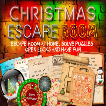 Preview of Christmas Escape Room -  Team Building Activities for students