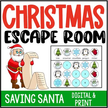 Preview of Christmas Escape Room Teambuilding Game