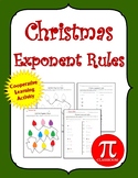 Christmas Exponents Rules Cooperative Learning