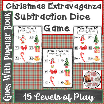 The Amazing Christmas Extravaganza Subtraction Dice Game by Create It ...