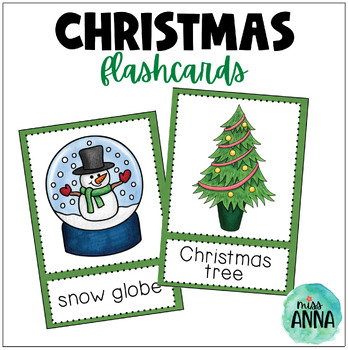 Preview of Christmas FLASH CARDS