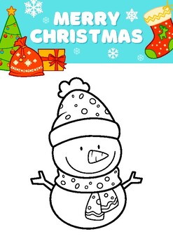 Christmas FREEBIE Coloring Pages- New Year 2023 by Counselor Worksheets